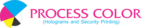 Process color logo